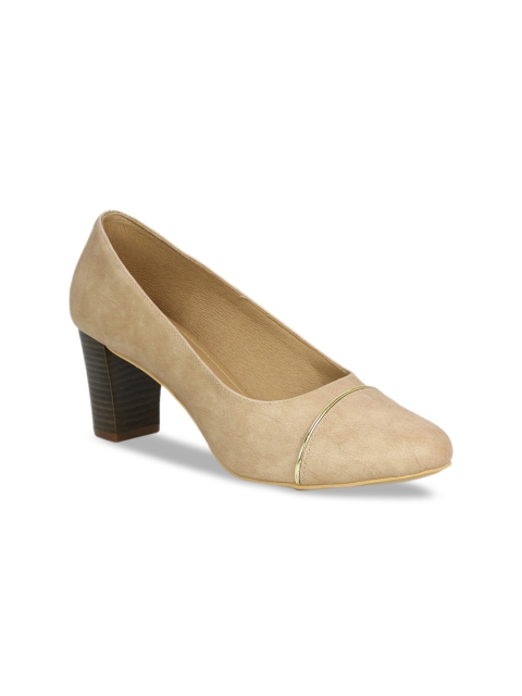 

Inc 5 Women Beige Solid Pumps