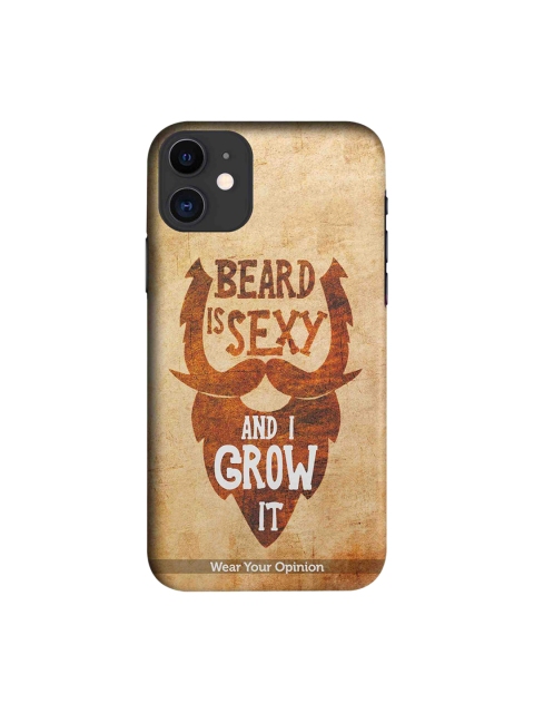 

CelfieDesign Beige & Brown Beard Is Sexy iPhone 11 Sustainable Case