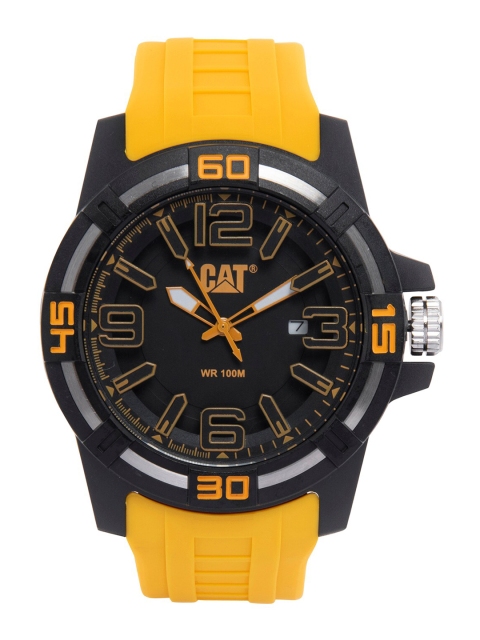 

CAT Men Black & Yellow Analogue Watch LI.121.27.137