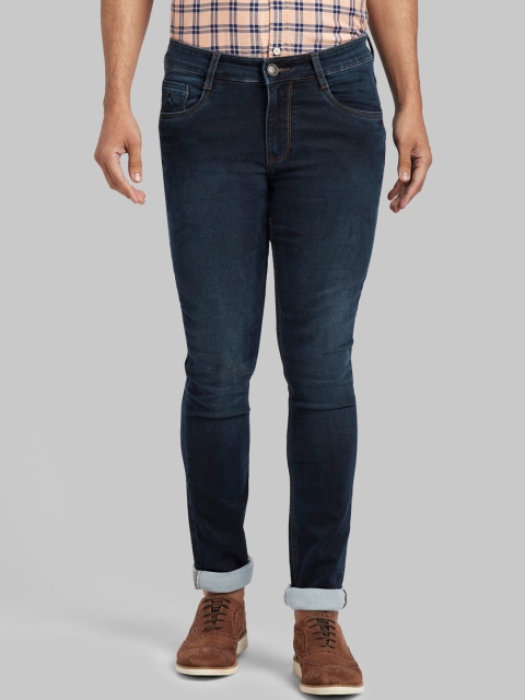 

Parx Men Navy Blue Skinny Fit Low-Rise Clean Look Jeans