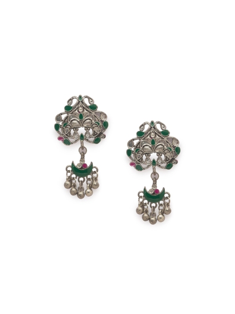 

Globus Silver-Plated Crescent Shaped Chandbalis