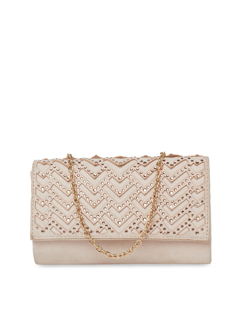 

Call It Spring Rose Gold Textured Sling Bag