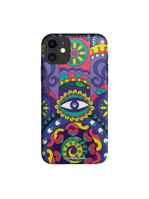 

CelfieDesign Purple & Pink Printed iPhone 11 Back Cover