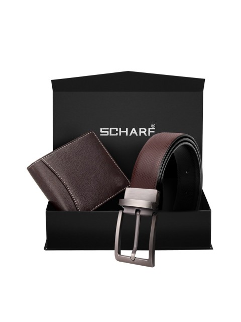 

SCHARF Men Brown Accessory Gift Set