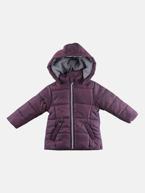 

Beebay Girls Red Solid Lightweight Puffer Jacket