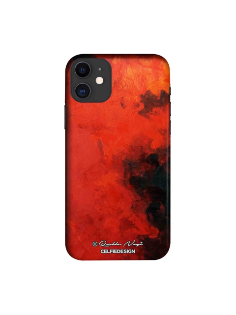 

CelfieDesign Red & Black Printed Rouble Nagi iPhone 11 Back Cover