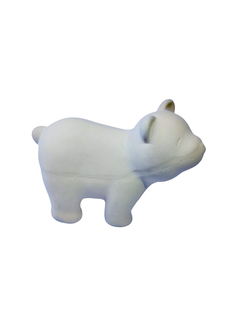 

PETS EMPIRE Latex Balloon Bear Shape Dog Toy 1 Piece Size 5 Inch, Grey