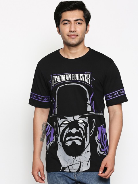 

The Souled Store Unisex Black Deadman Forever Printed Round Neck T-shirt