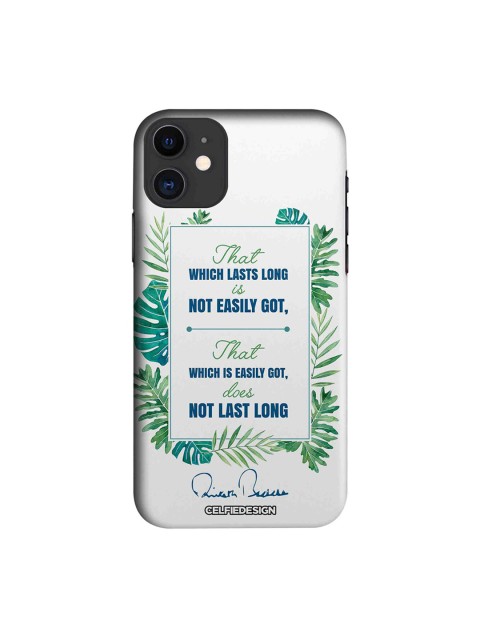 

CelfieDesign Green & Blue Printed iPhone 11 Case Cover, Multi