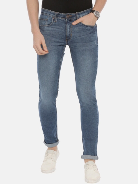

Classic Polo Men Blue Slim Fit Mid-Rise Mildly Distressed Jeans