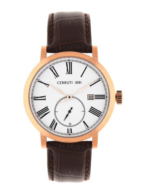 

Cerruti 1881 Men White Analogue Watch CRA25001