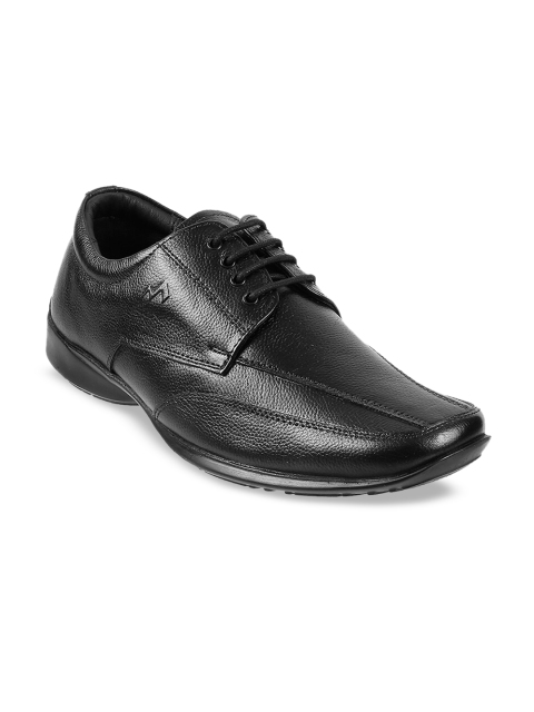 

Metro Men Black Leather Derbys