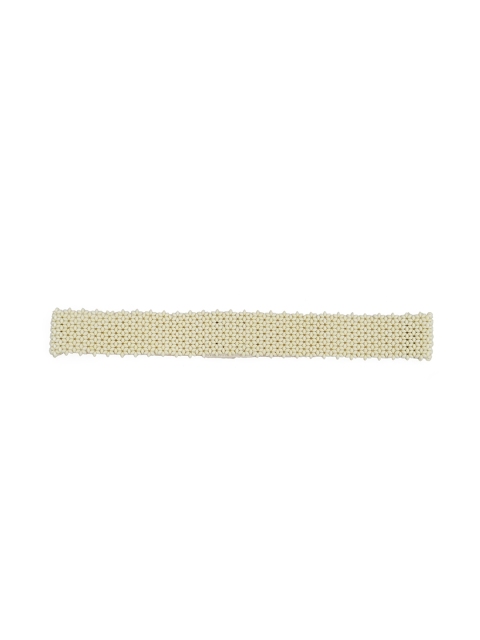 

Diwaah Women Cream-Coloured Solid Belt