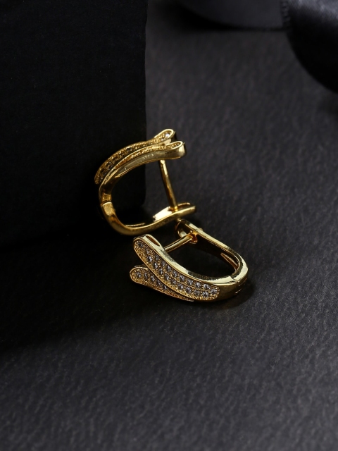 

Voylla Gold-Toned Classic Drop Earrings