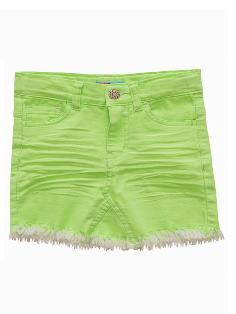 

Kid Studio Girls Neon Green Solid A-Line Skirt