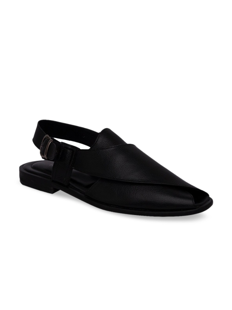

Regal Men Black Shoe-Style Sandals