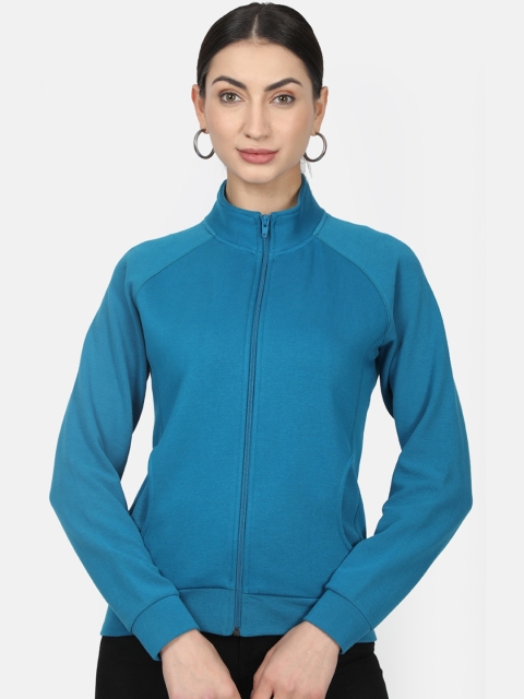 

Monte Carlo Women Blue Solid Sweatshirt