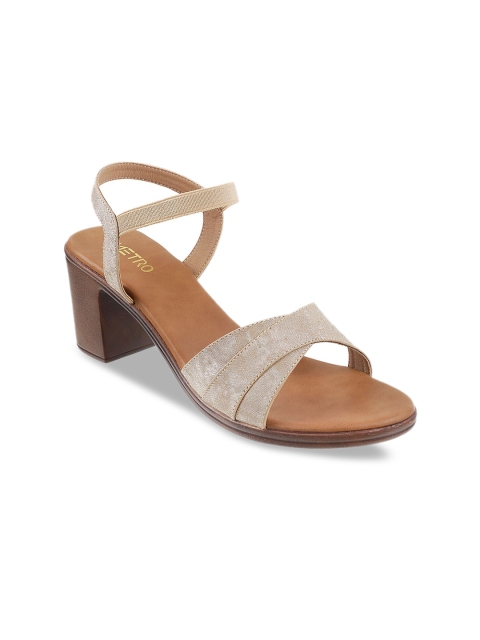 

Metro Women Beige Solid Heels