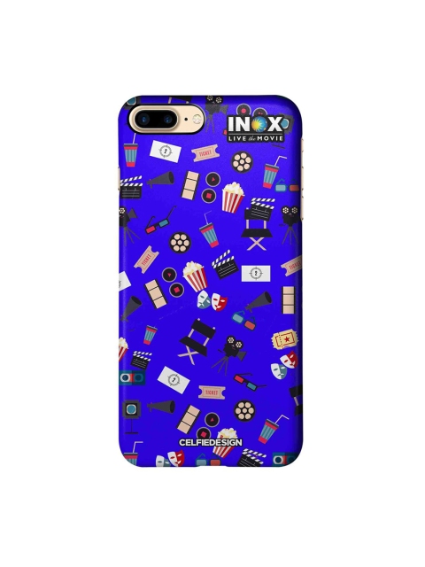 

CelfieDesign Blue & Black Printed INOX Love Cinema Apple iPhone 7 Plus Back Cover