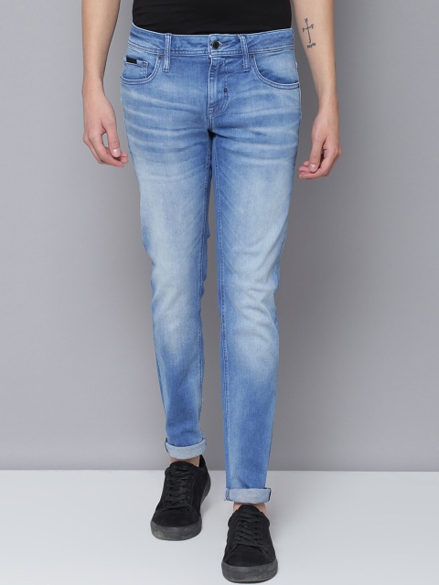 

Antony Morato Men Blue Regular Fit Mid-Rise Mildly Distressed Stretchable Jeans