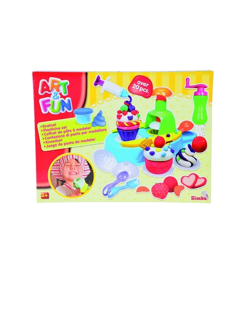 

ART & FUN Kids Yellow & Green Dough Cupcake Set