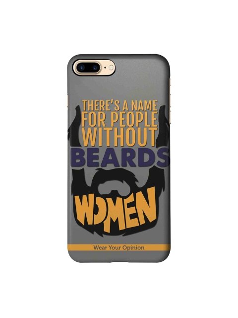 

CelfieDesign Men Grey & Yellow Typography iPhone 7 Plus Mobile Case