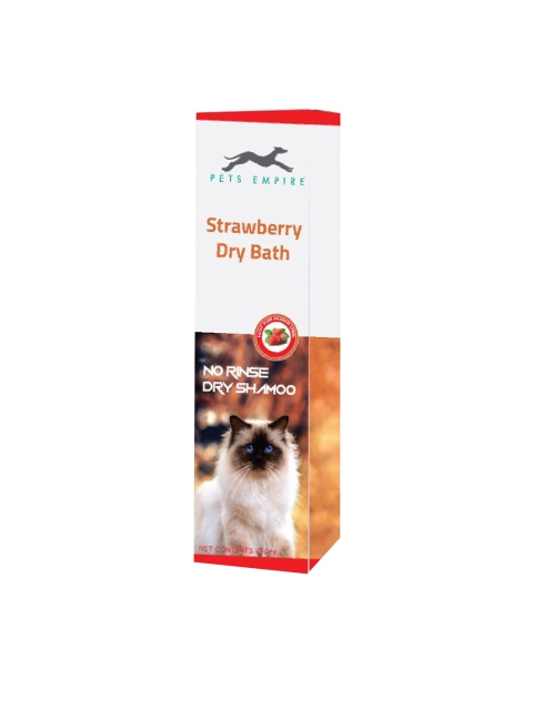 

PETS EMPIRE All Natural Dry Strawberry Dog Shampoo 250ml, Red