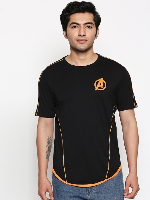 

The Souled Store Unisex Black Printed Round Neck T-shirt