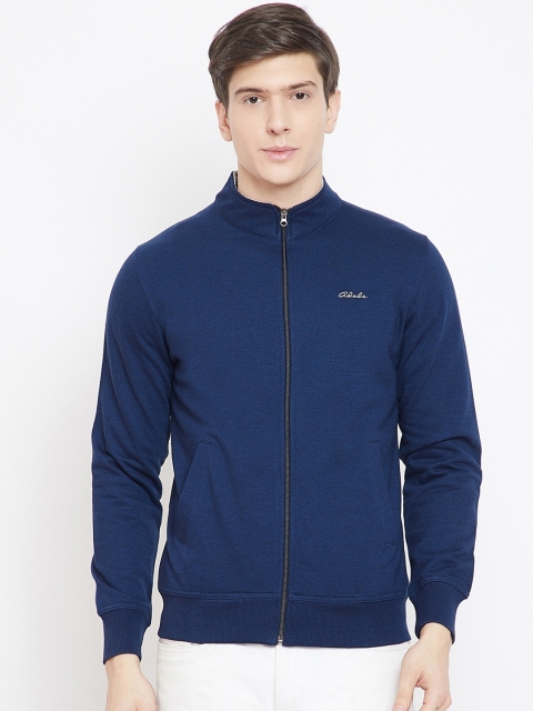 

Adobe Men Navy Blue Solid Sweatshirt