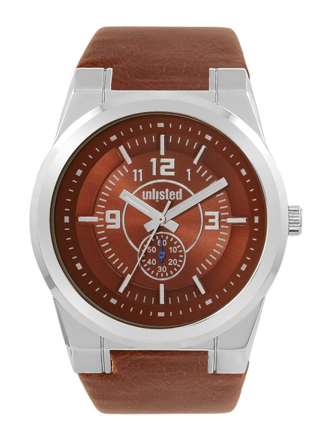

UNLISTED A KENNETH COLE PRODUCTION Men Brown Analogue Watch 10008571
