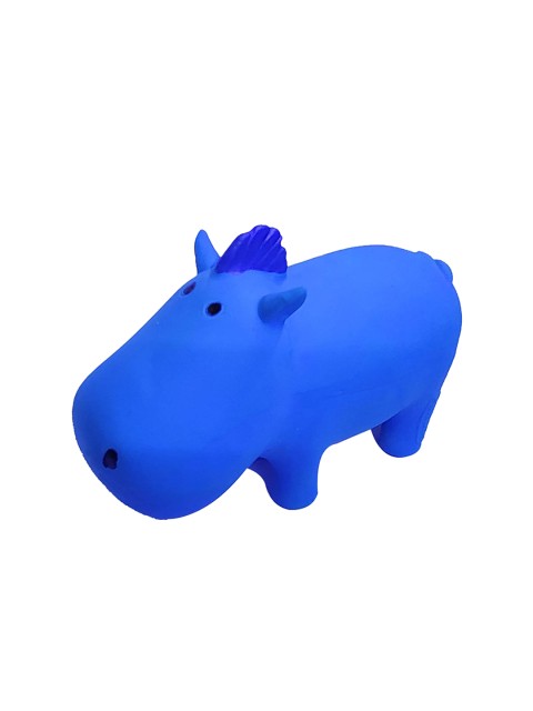 

PETS EMPIRE Blue Small Squeaky Animal Washable Interactive Toy