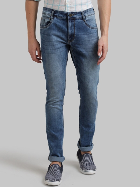 

Parx Men Blue Skinny Fit Mid-Rise Clean Look Jeans