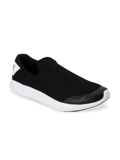 

Puma Men Black Solid Comfort Slipon Sneakers