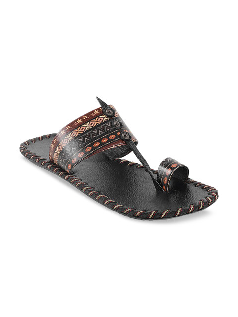 

Metro Men Black Comfort Sandals