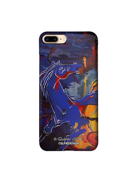 

CelfieDesign Unisex Blue & Red Abstract Sustainable iPhone 7 Plus Back Case