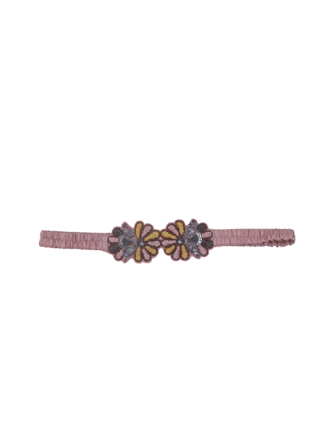 

Diwaah Women Pink & Yellow Embellished Belt