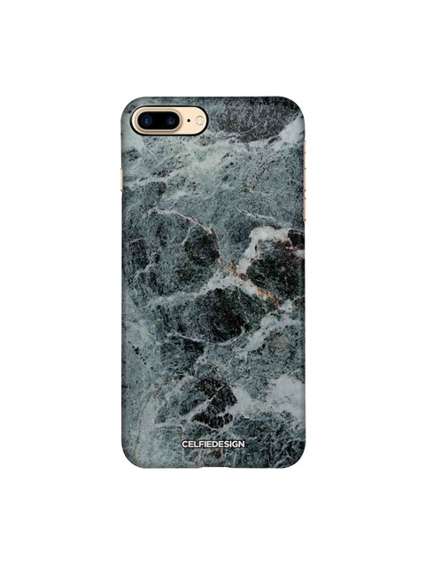

CelfieDesign Black & Green Abstract Printed iPhone 8 Plus Back Cover