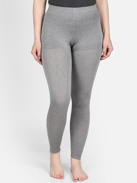 

Ayaki Women Grey Melange Solid Thermal Bottom