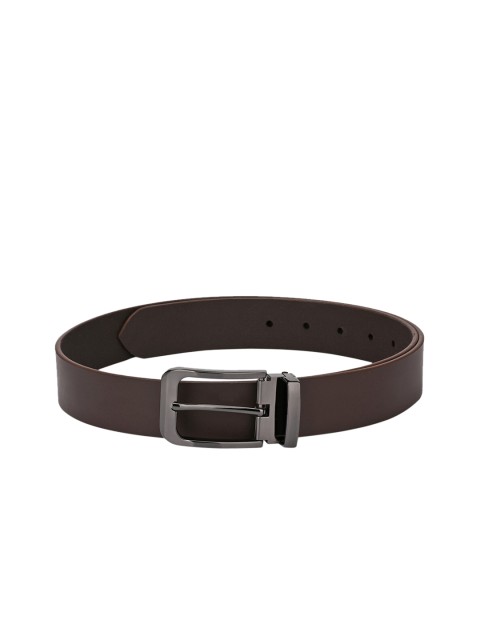 

Pacific Gold Men Brown Solid Genuine Leather Formal Belt