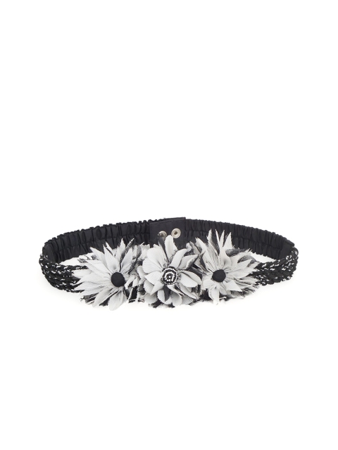 

Diwaah Women Black Embellished Belt
