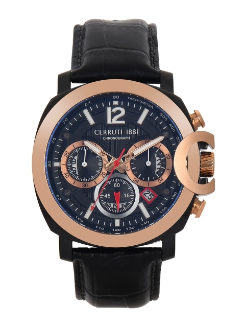 

Cerruti 1881 Men Black Analogue Watch