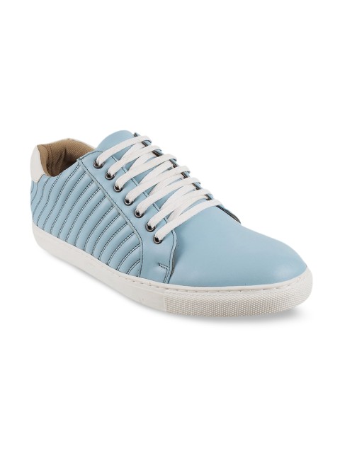 

Metro Men Blue Quilted Sneakers