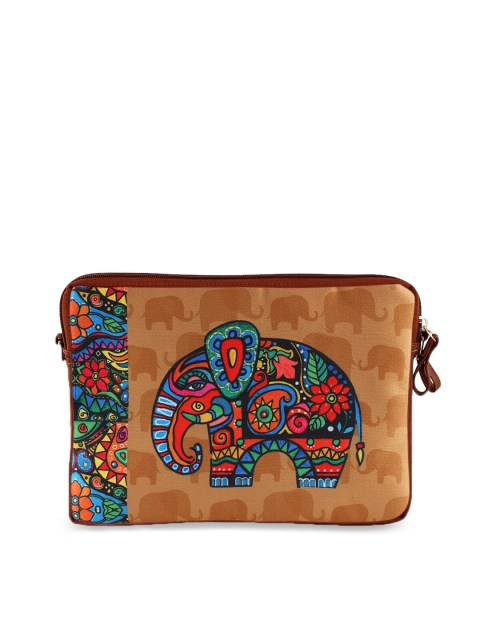 

All Things Sundar Women Brown Printed Messenger Bag