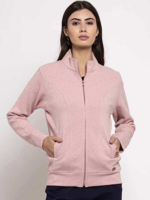 

Global Republic Women Pink Solid Sweatshirt