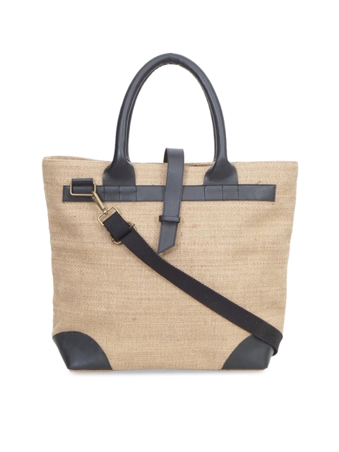 

Diwaah Beige Self Design Handheld Bag