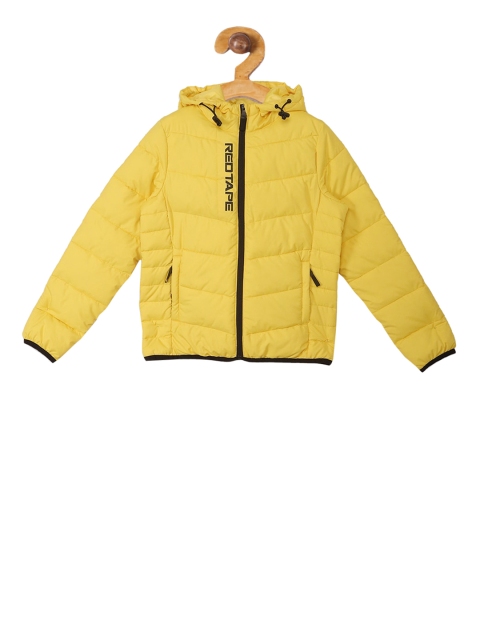 

Red Tape Boys Yellow Solid Puffer Jacket