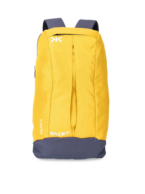 

Killer Unisex Yellow Solid Hiking Backpack