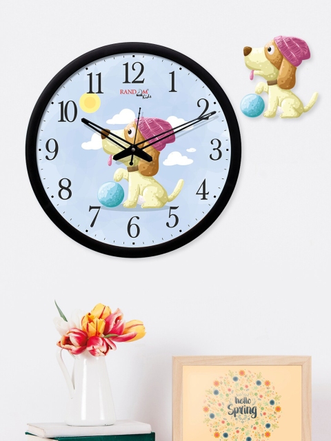

RANDOM Black Round Printed 30 cm Analogue Wall Clock