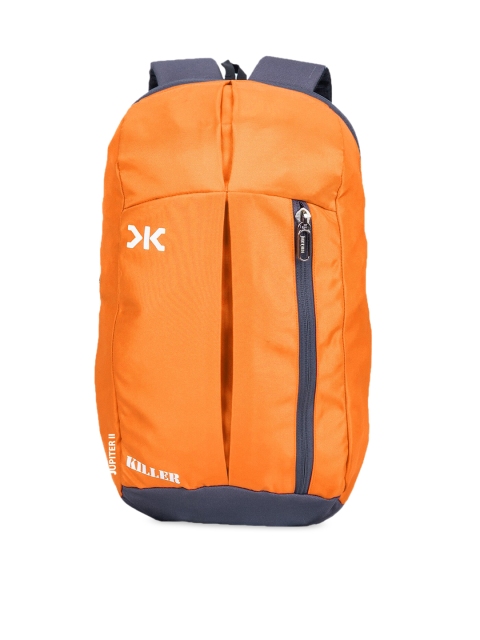 

Killer Unisex Orange Solid Hiking Backpack