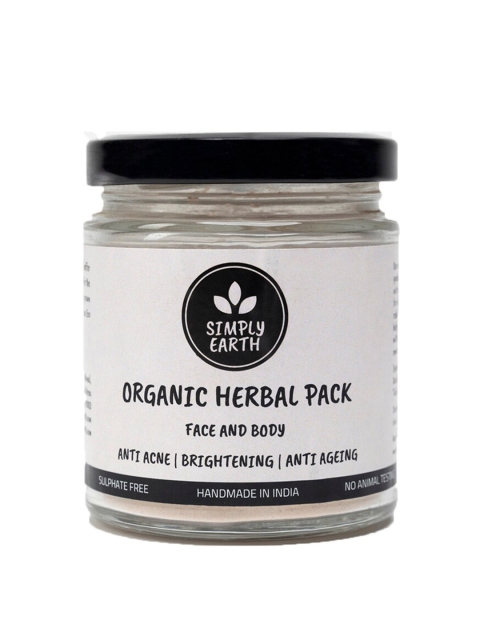 

SIMPLY EARTH Women Natural Handcrafted Skin Tightening Oil Balance Organic Face Pack 100gm, Pink